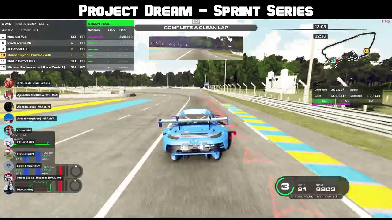 My qualifying lap at Le Mans... DNQ