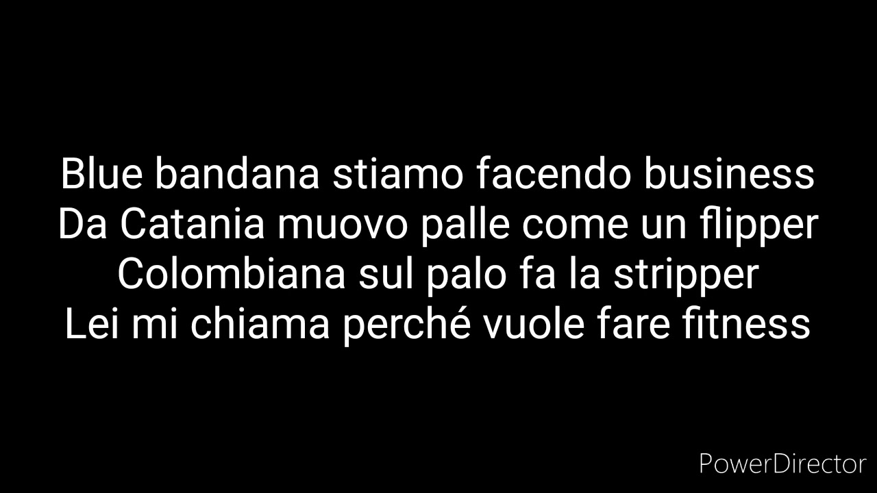 Skinny - blue bandana ( official testo 2020)