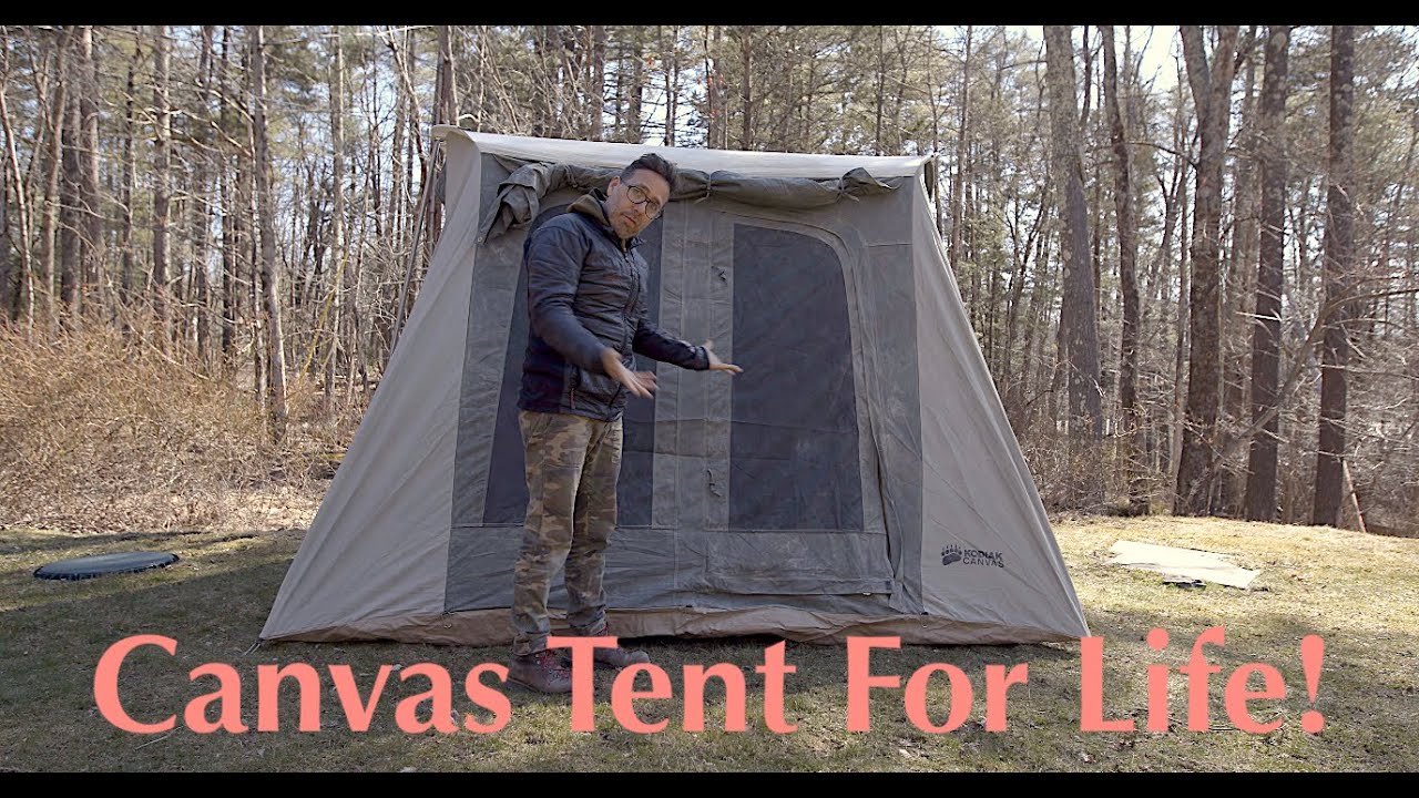 For Life! Kodiak Flex-Bow Canvas Tent - Review and How To (Step by Step)
