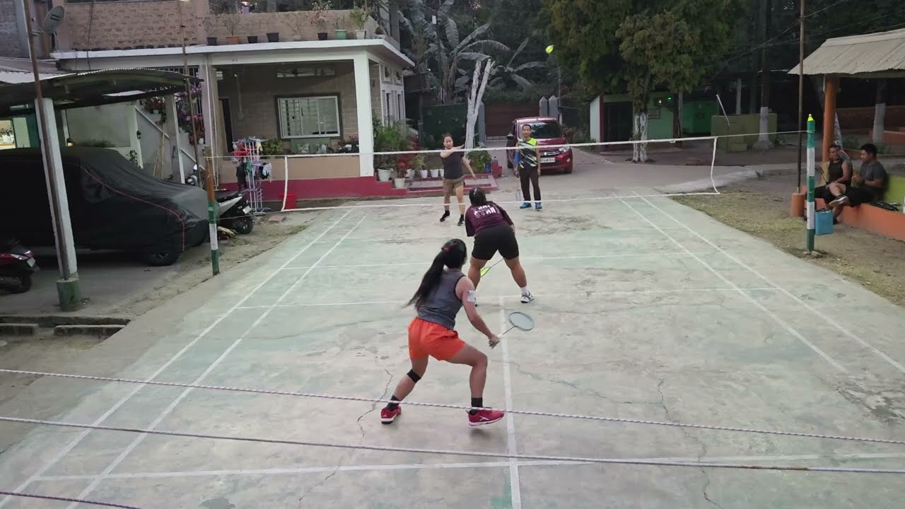 Day 37 of 2026 (Match 1) Miss Dli & Miss Remremi VS Miss Eni & Sir Vala [Badminton Match]
