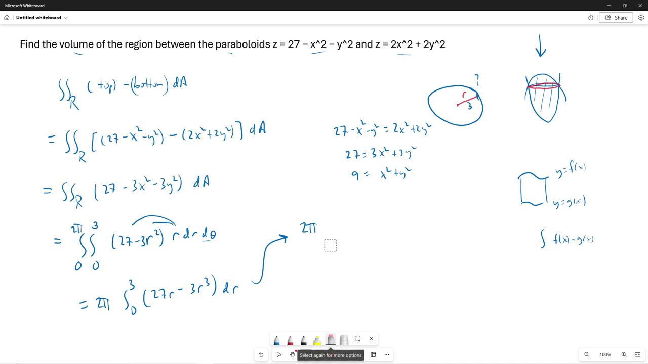 Volume Between Surfaces