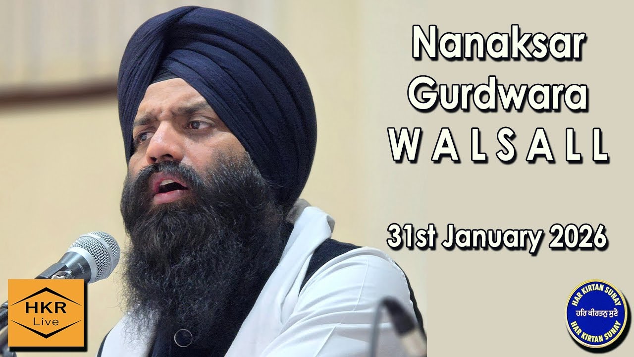 Bhai Jaspareet Singh Ji, (Jawaddi Kalan Wale) live from Nanaksar Gurudwara, Walsall.