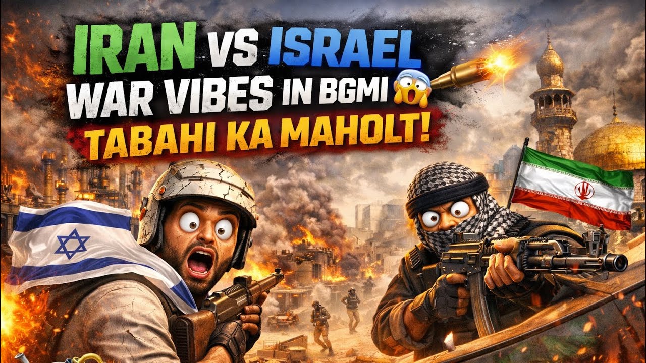 IRAN VS ISRAEL WAR VIBES IN BGMI 😱🔥TABAHI KA MAHOLT! 