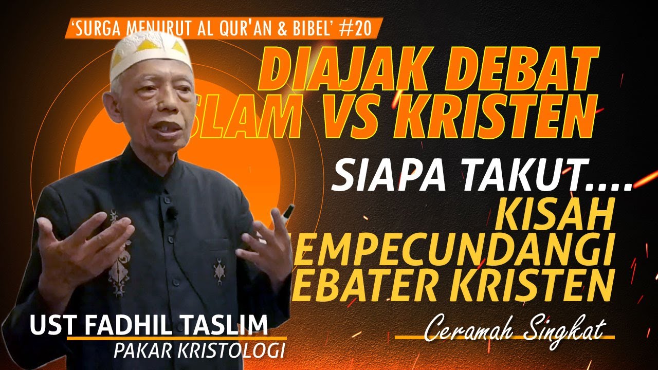 DIAJAK DEBAT ISLAM VS KRISTEN Siapa Takut.. Kisah Mempecundangi Debater Kristen | Ust FADHIL TASLIM