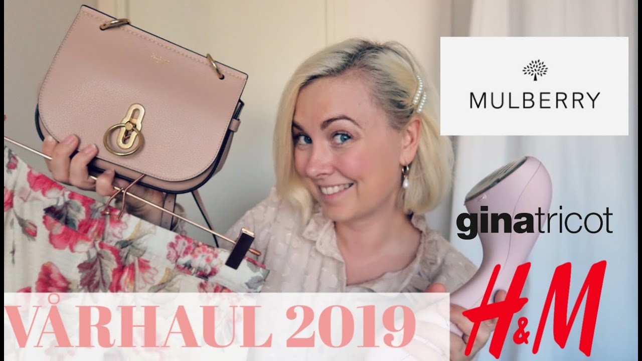 Vår haul 2019! (svenska) Mulberry, H&M, Gina Tricot