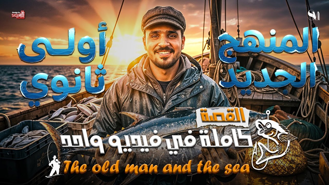 قصة the old man and the sea | القصة كاملة | اللغة الانجليزية | الصف الاول الثانوى -2026