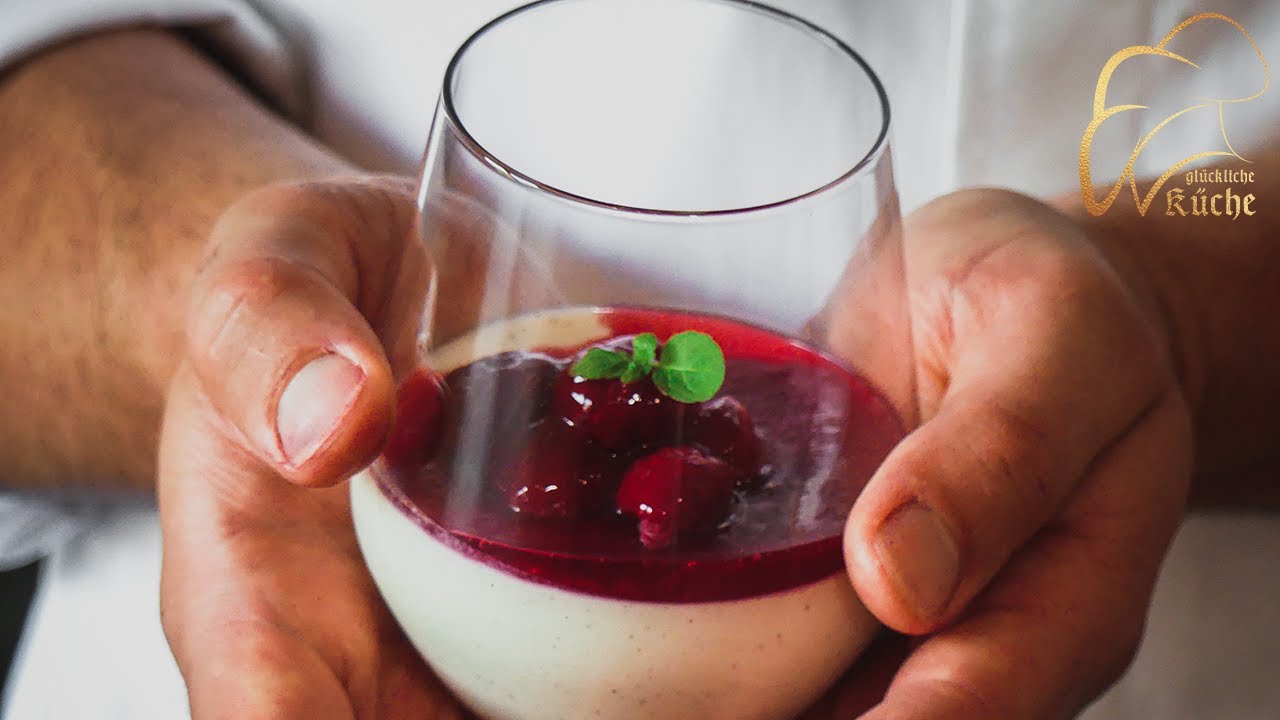 Panna Cotta mit Himbeeren | cremig | lecker | einfach | erfrischend | schnell | Dessert