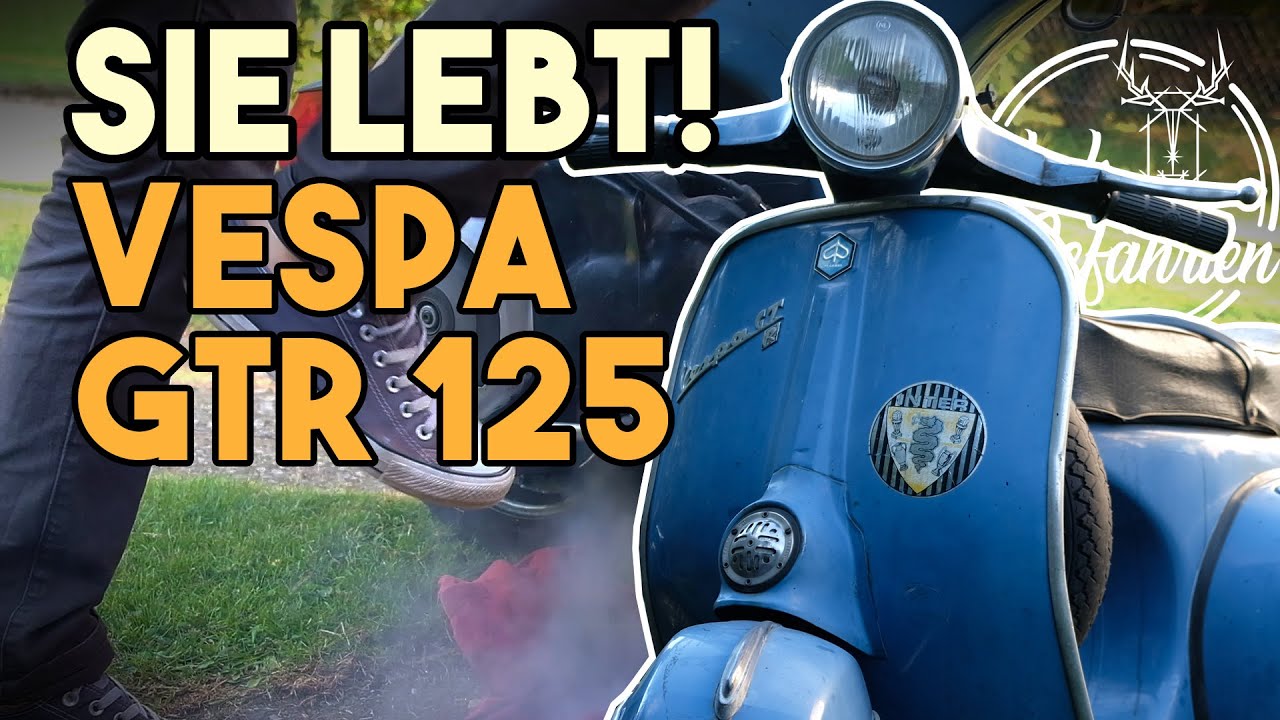 Jetzt knallt's! | Vespa GTR 125 kommt auf die Straße | Vespa ohne Auspuff | Kann sie zum TÜV?