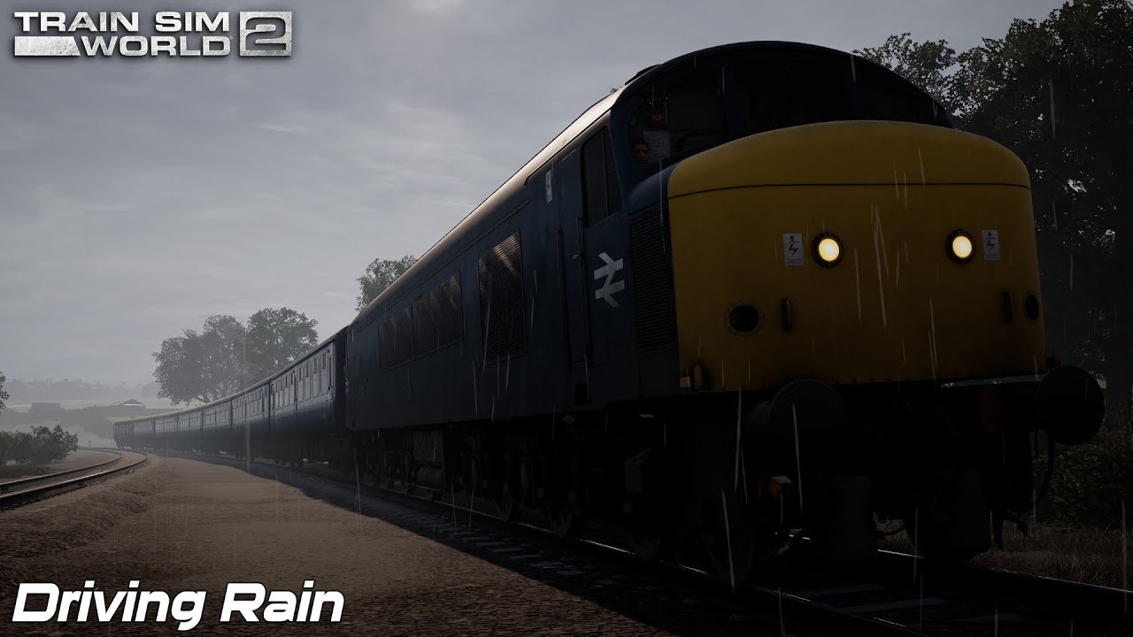 Driving Rain - Northern Trans-Pennine - Class 45 - Train Sim World 2