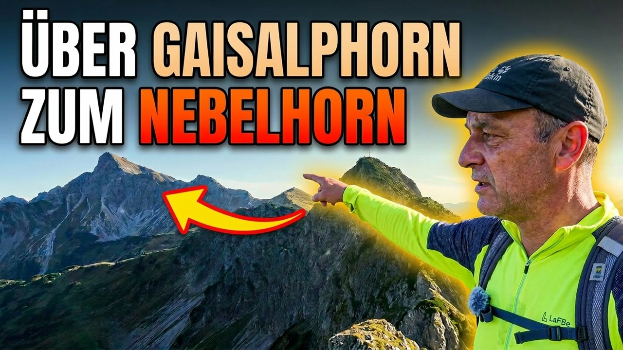 Nebelhorn - Atemberaubende Gratwanderung über Gaisalphorn und Großer Gundkopf