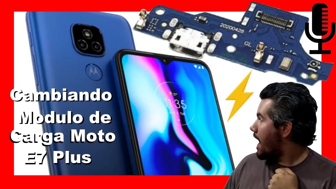 ⚡Cambiar modulo de carga, Motorola E7 Plus📱| 🔨Reparaciones🔨 | TecnOtakus Software