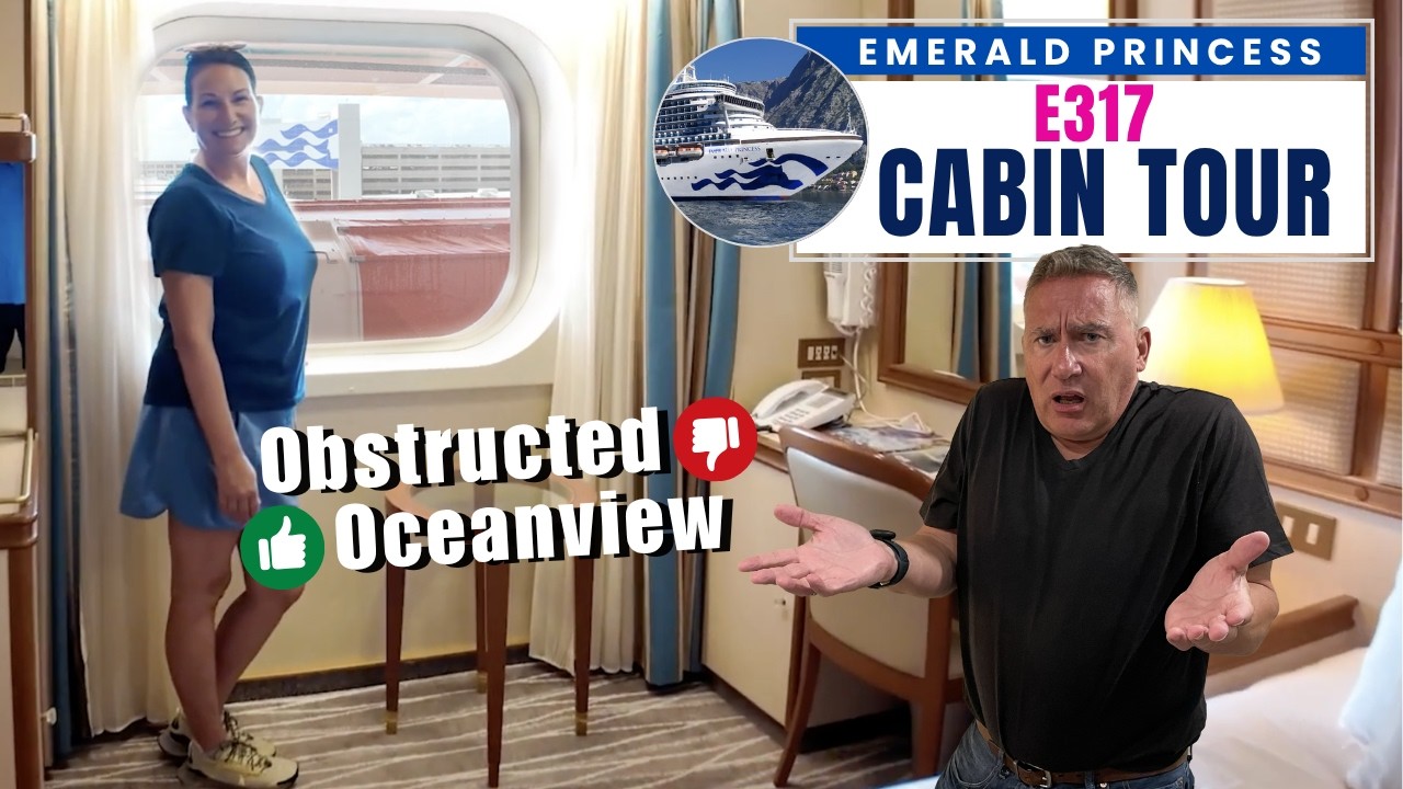Emerald Princess Obstructed Oceanview Cabin E317  - Is It Worth It?