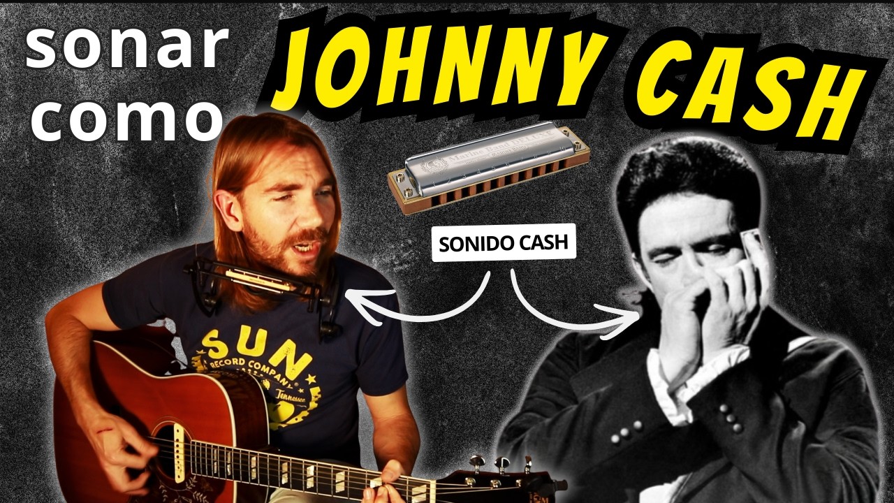 CÓMO TOCAR ARMÓNICA AL ESTILO JOHNNY CASH (Toca conmigo 🎸 + Tutorial)