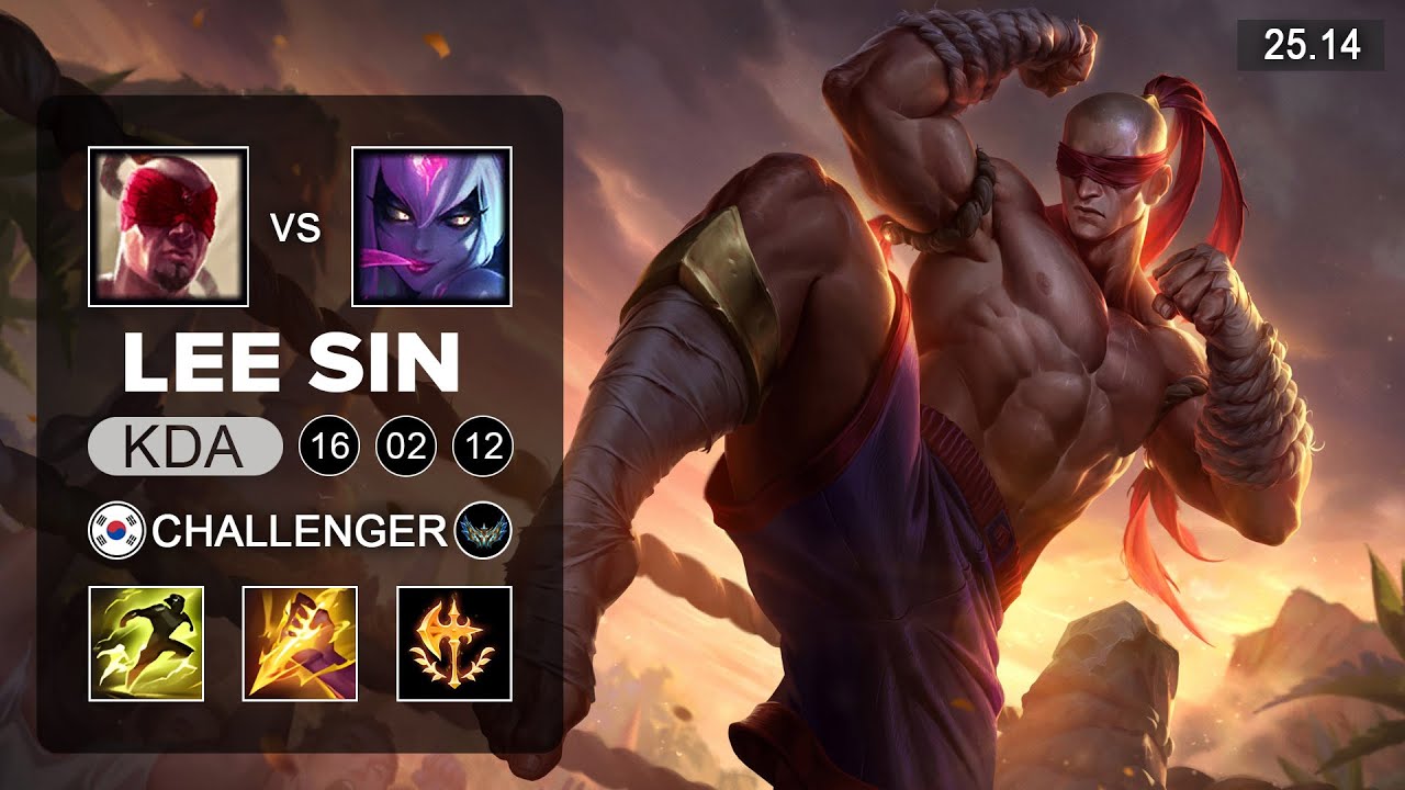 Lee Sin vs Evelynn Jungle - KR Challenger - Patch 25.14 Season 15