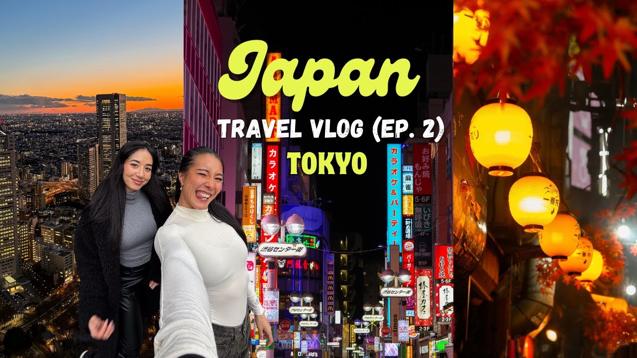 JAPAN VLOG 🇯🇵 (part 2) Tokyo - Shibuya, Gym With Us, Sushi, Meiji Jingu Shrine | Japan Travel Guide