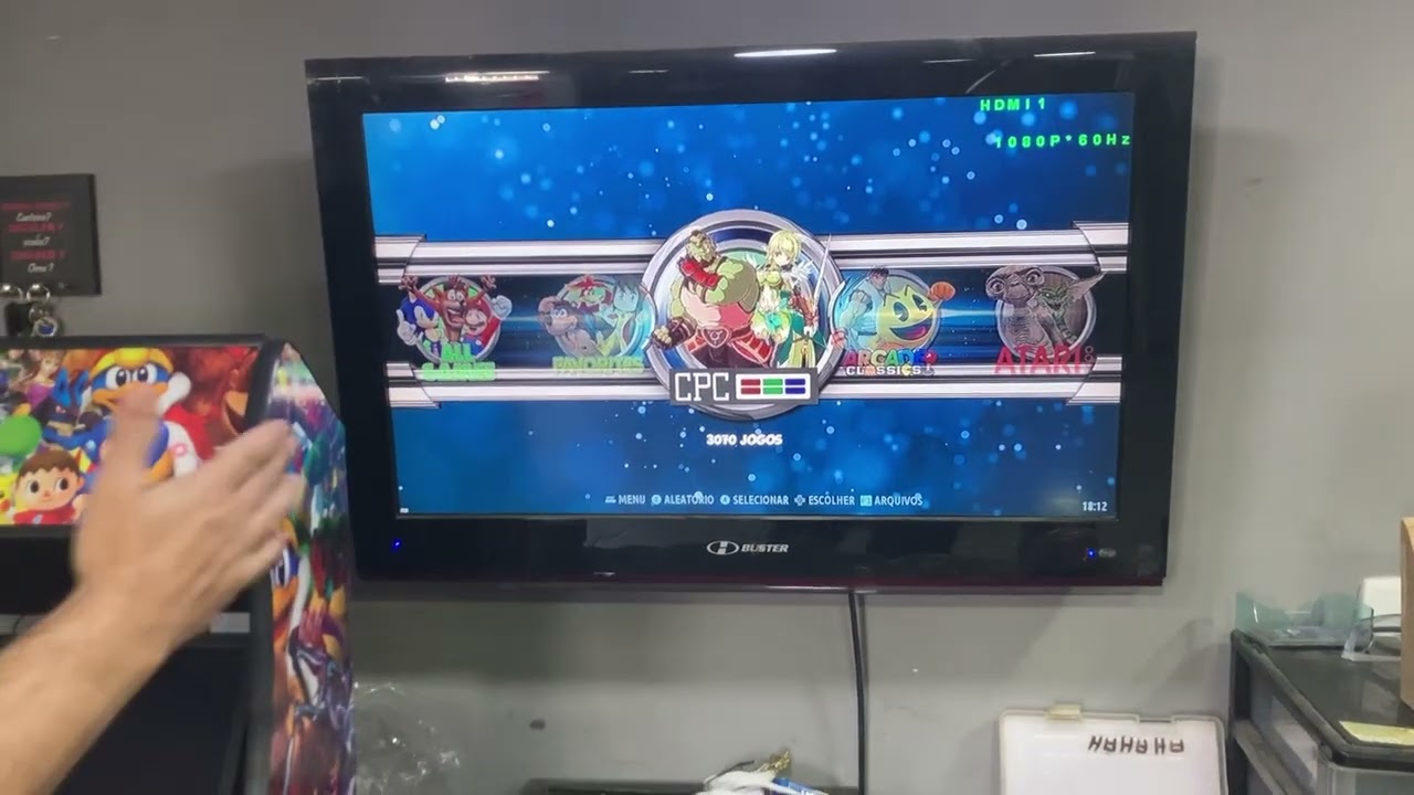 Corrigindo resolução no Emuelec