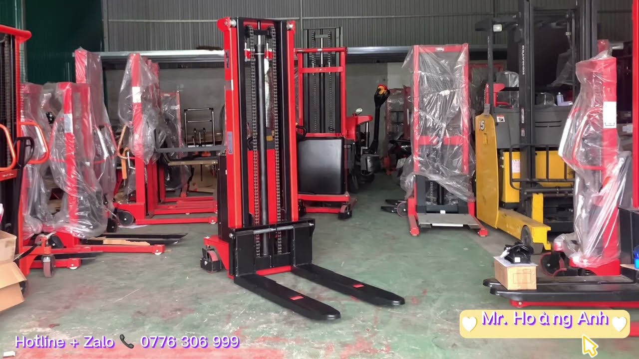 Xe Nâng Điện Đi Bộ Lái  1.5 Tấn Cao 3m Nhập Khẩu Chính Hãng Niuli - Model CTDC1530