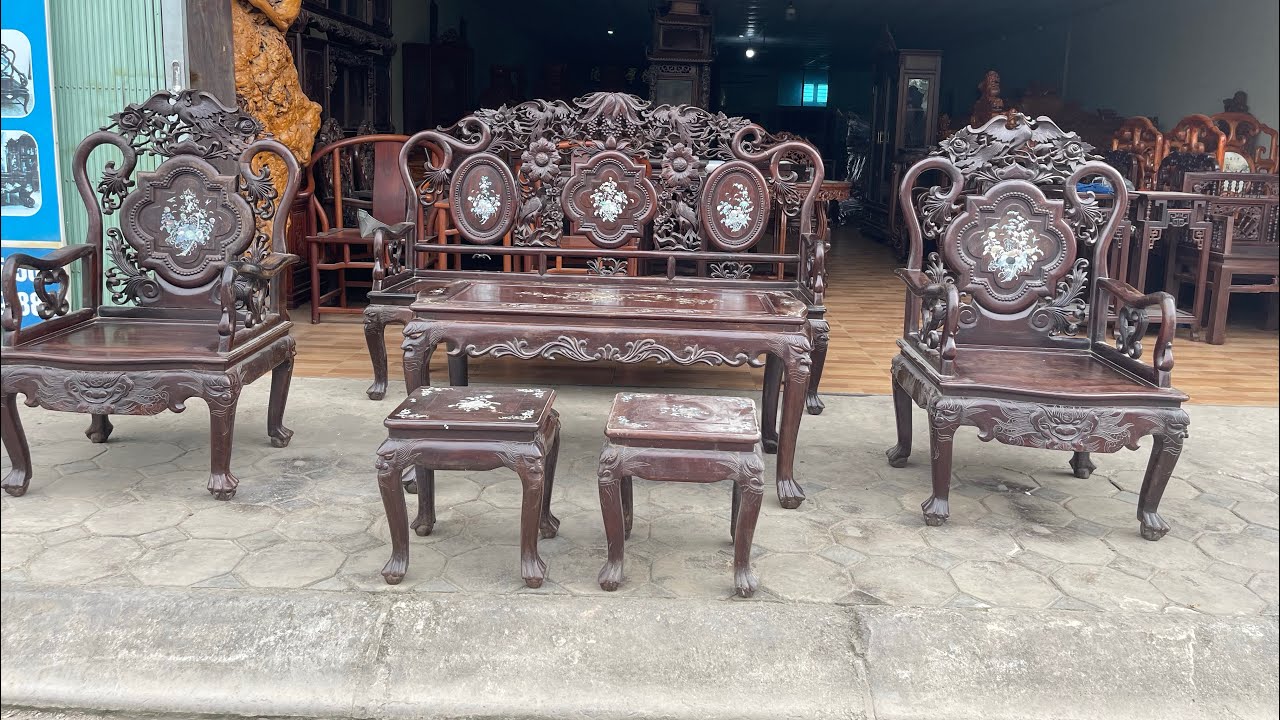 em vừa về được bộ ghế thái phượng hồng ghế cao hàng sâu tuổi, gụ ta quảng bình,25tr, lh 0344715560
