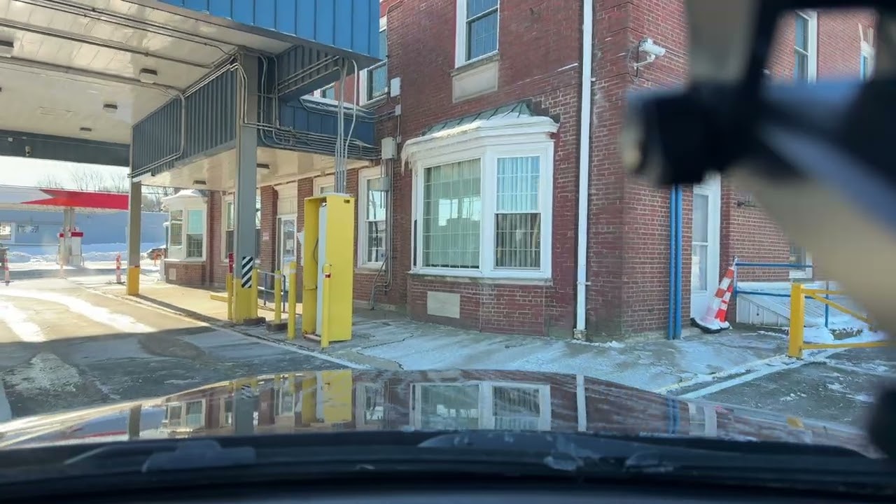 Driving over to USA