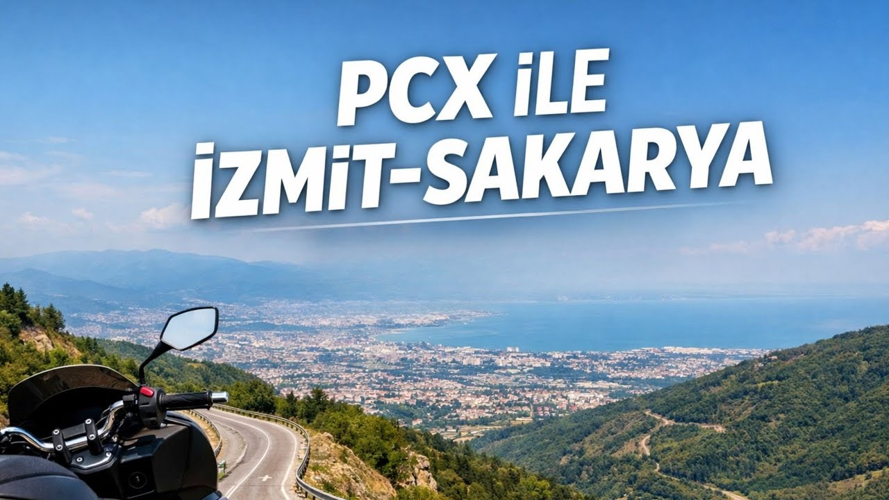 İzmit–Sakarya uzun yol | PCX ile efsane manzara ve dik rampa inişi #pcx125 #honda
