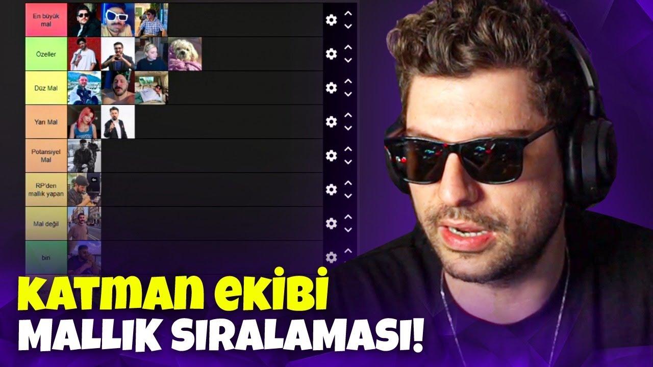 KATMAN ÜYELERİ MALLIK SIRALAMASI YAPIYORUZ! | Katman Tierlist