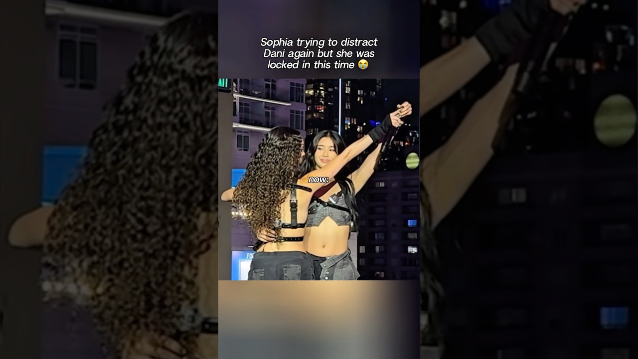Dani be like: &ldquo;Not today&rdquo; #katseye #sophia #daniela