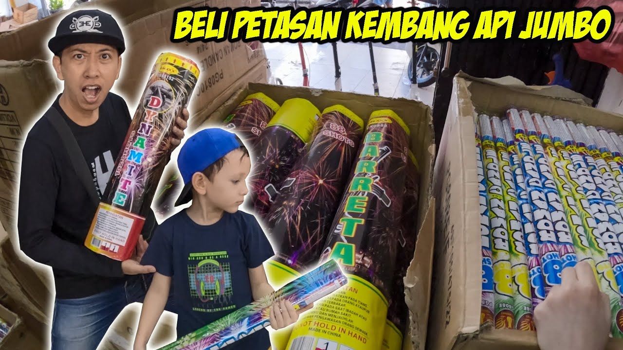BELI PETASAN KEMBANG API UNTUK PERSIAPAN TAHUN BARU JUMBO SEMUA!!