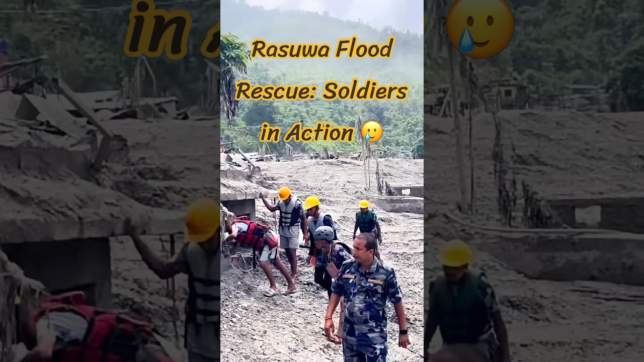 Nepal Army Continues Rescue Operation in Rasuwa 😭