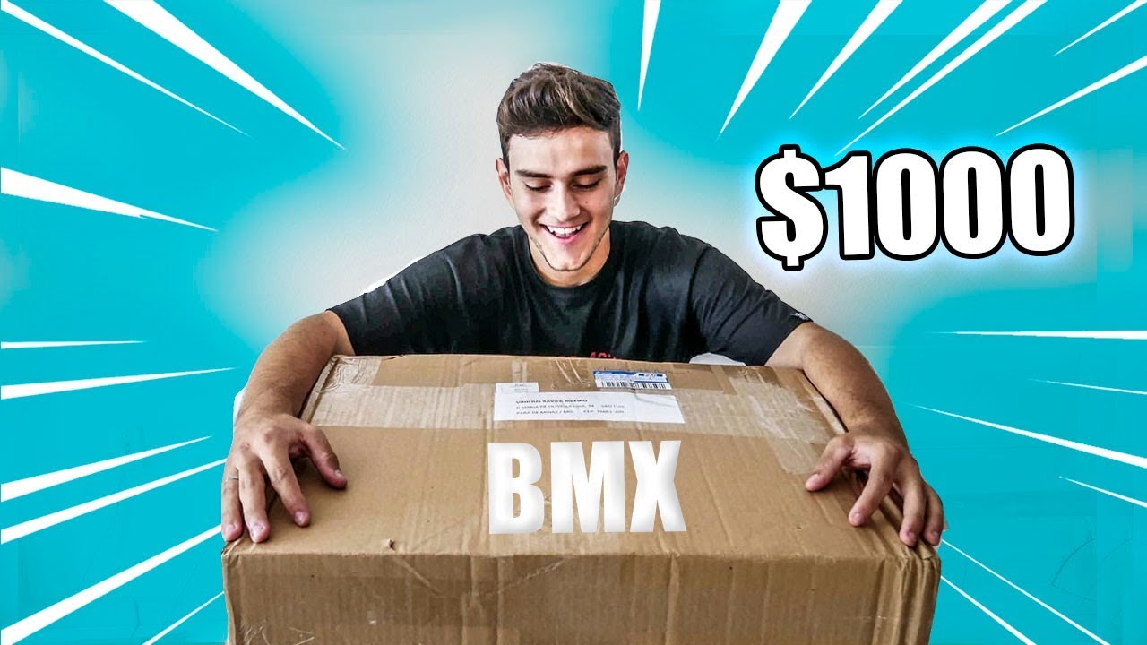ABRINDO UMA CAIXA MISTERIOSA DE $1000 DE BMX !!