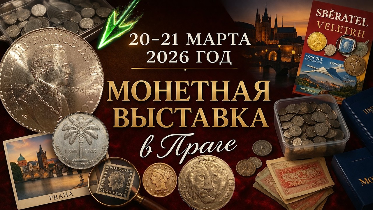 💰 ВЫСТАВКА МОНЕТ В ПРАГЕ 2026 💰 ЗОЛОТО, СЕРЕБРО И РЕДКИЕ МОНЕТНЫЕ НАХОДКИ 💰 НУМИЗМАТИКА ОБЗОР И ЦЕНЫ