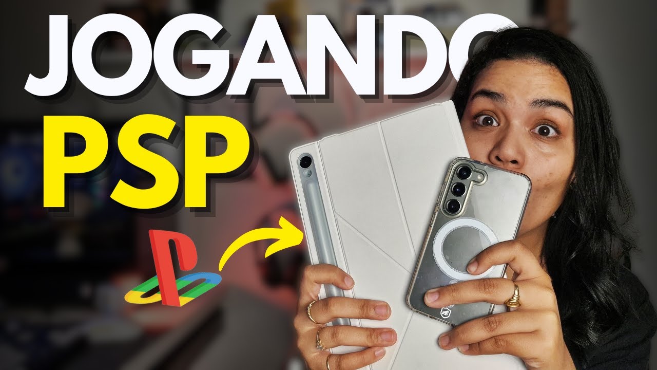 Jogando PSP no Galaxy Tab S9FE? 🕹️🎮 Emulador PPSSPP DISPONÍVEL✅
