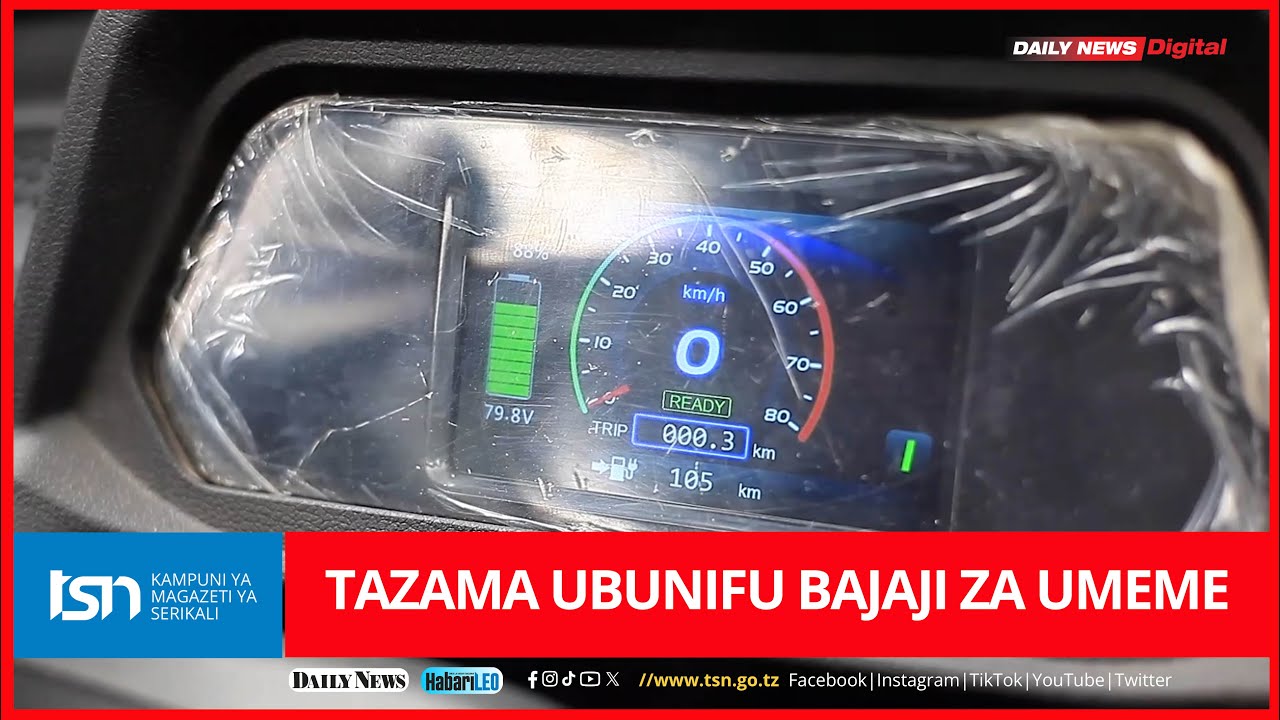 TEKNOLOJIA YA BAJAJ ZA UMEME KUONGEZA KIPATO KWA MADEREVA