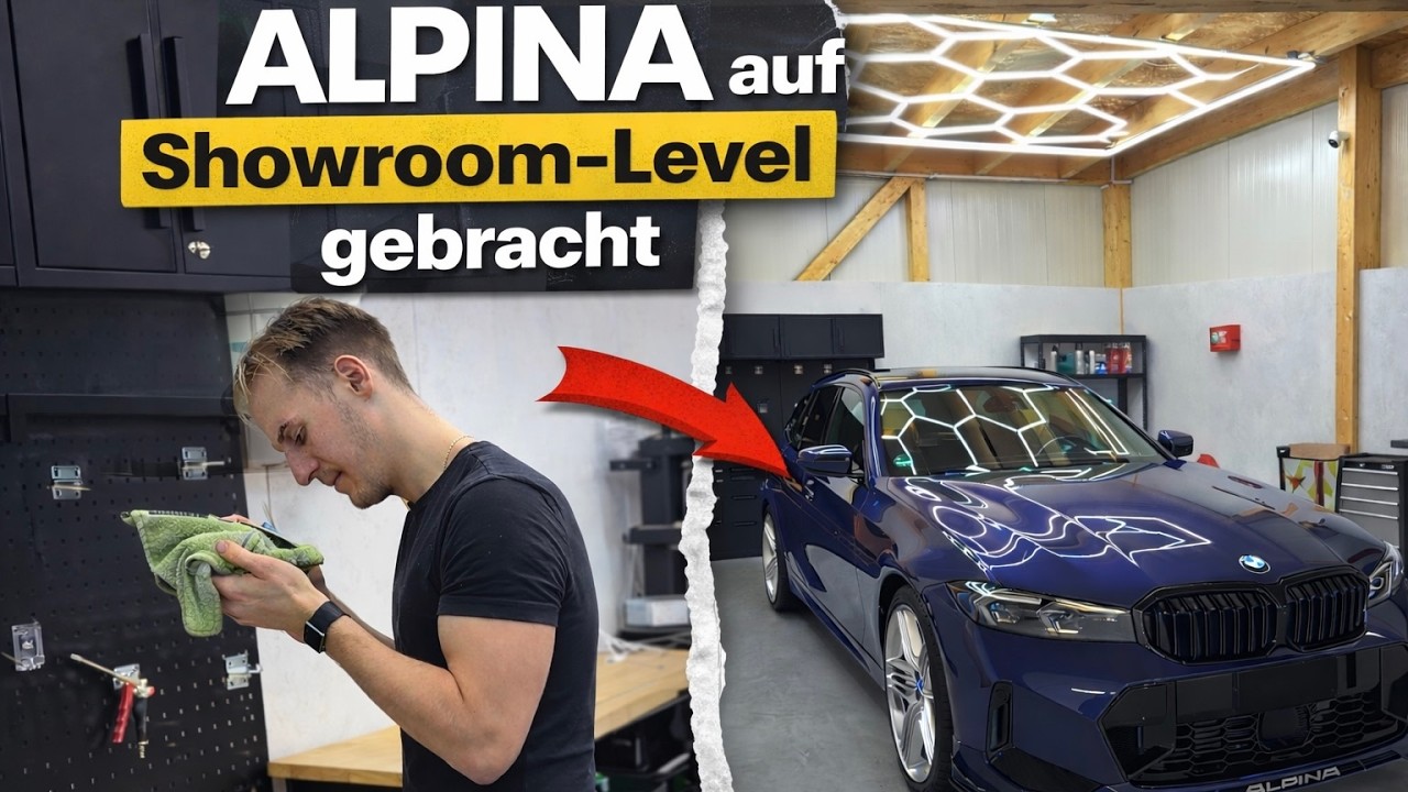 BMW Alpina Keramikversiegelung | MBB Autoreinigung auf Showroom-Level in Münster |Vlog#4