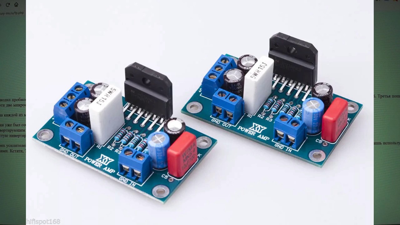 Усилитель на базе LM3886 из Китая