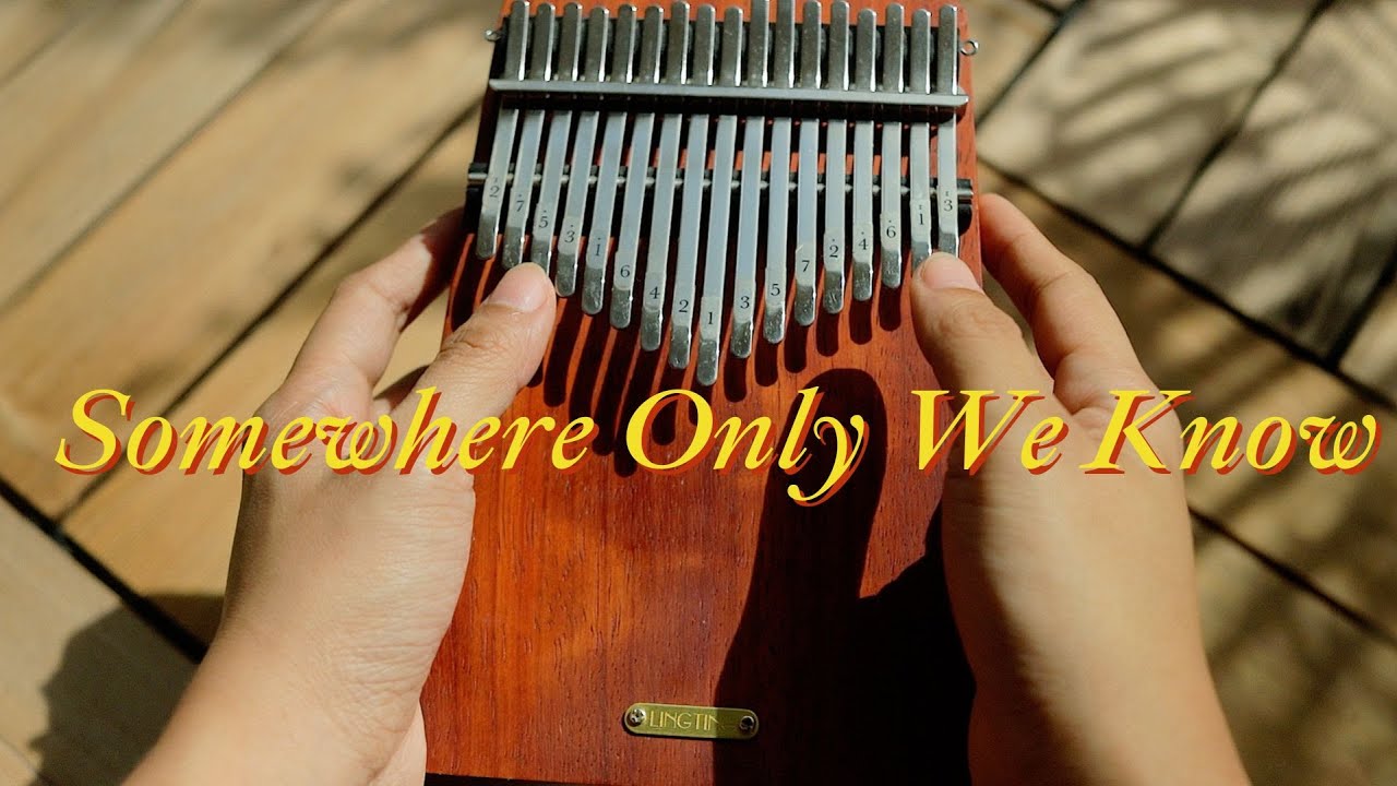 Somewhere Only We Know - Kalimba Cover & Tutorial 【Easy Tabs】