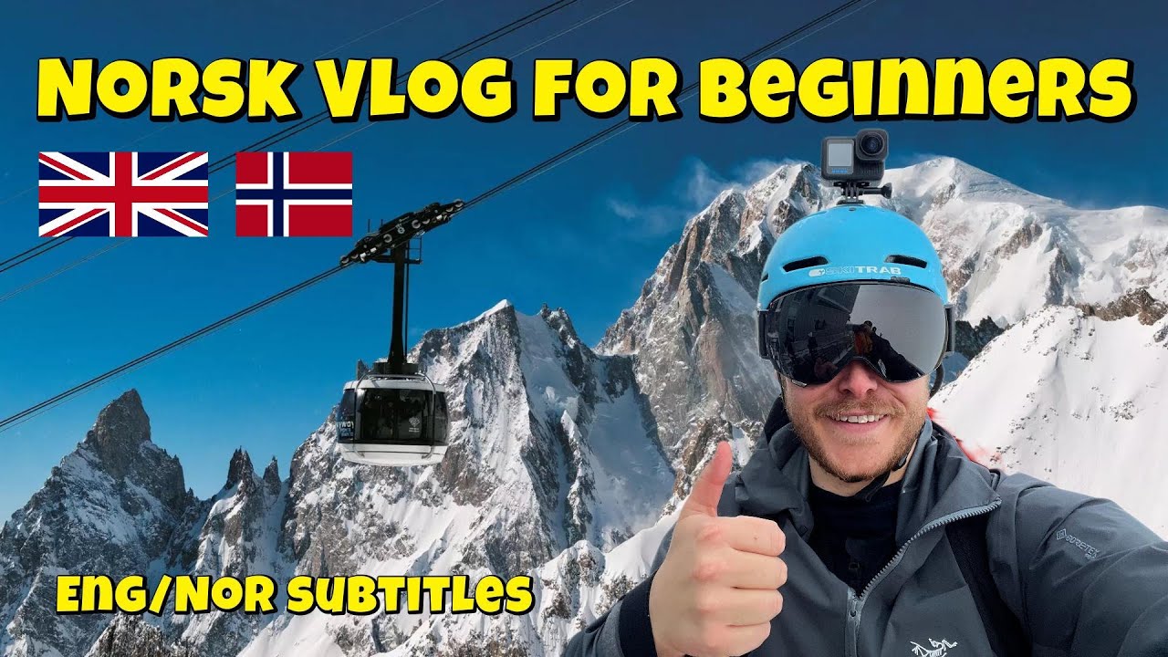 Daytrip to Cormayeur Italy | Learn Norwegian Naturally with Vlog