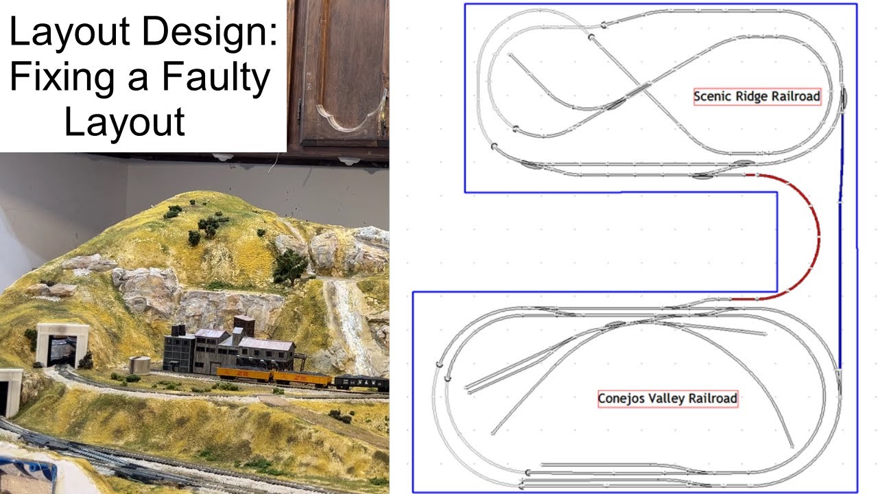 Where am I Going with N-Scale--Update on Fixing the Combined Track Plan #modeltrainlayout #nscale
