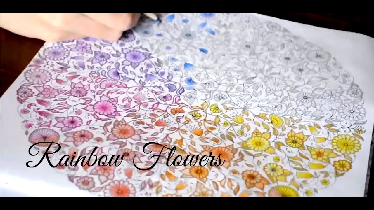Secret Garden | Rainbow flowers | Jardim Secreto