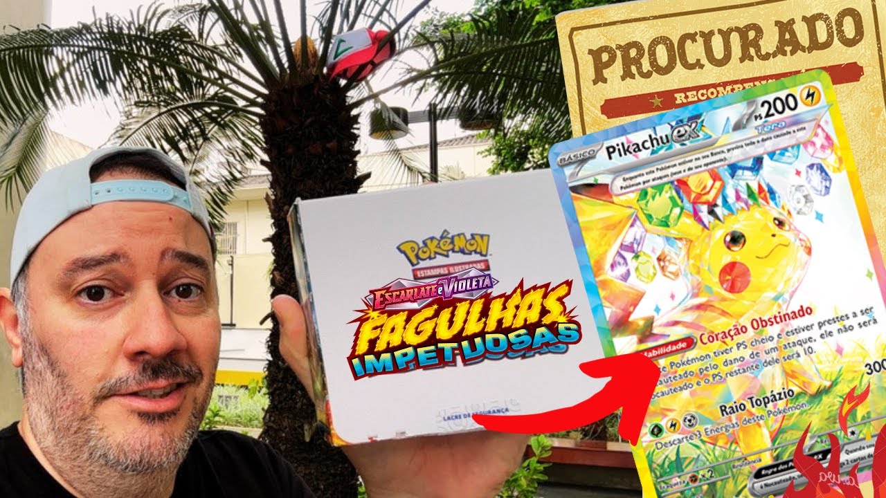 🌴O que acontece quando você abre uma BOX POKEMON na PRAÇA?