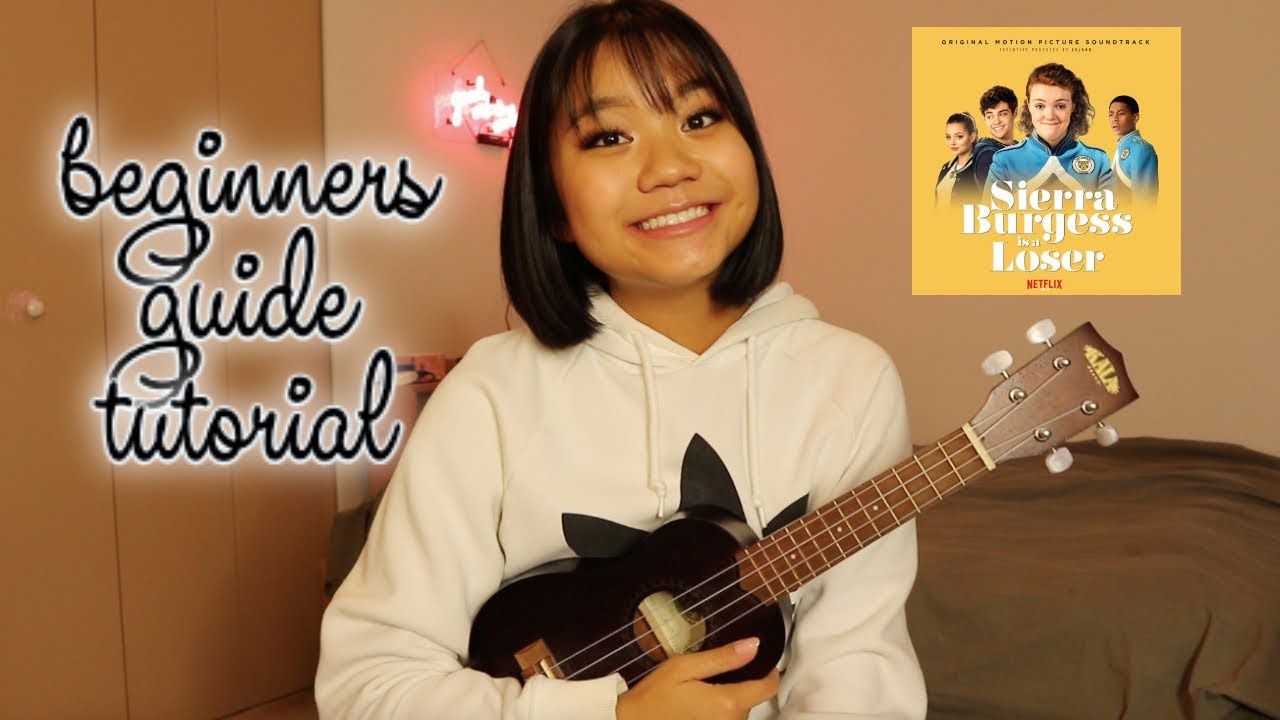 Ukulele Tutorial: Sunflower by Sierra Burgess (chords & lyrics on screen)