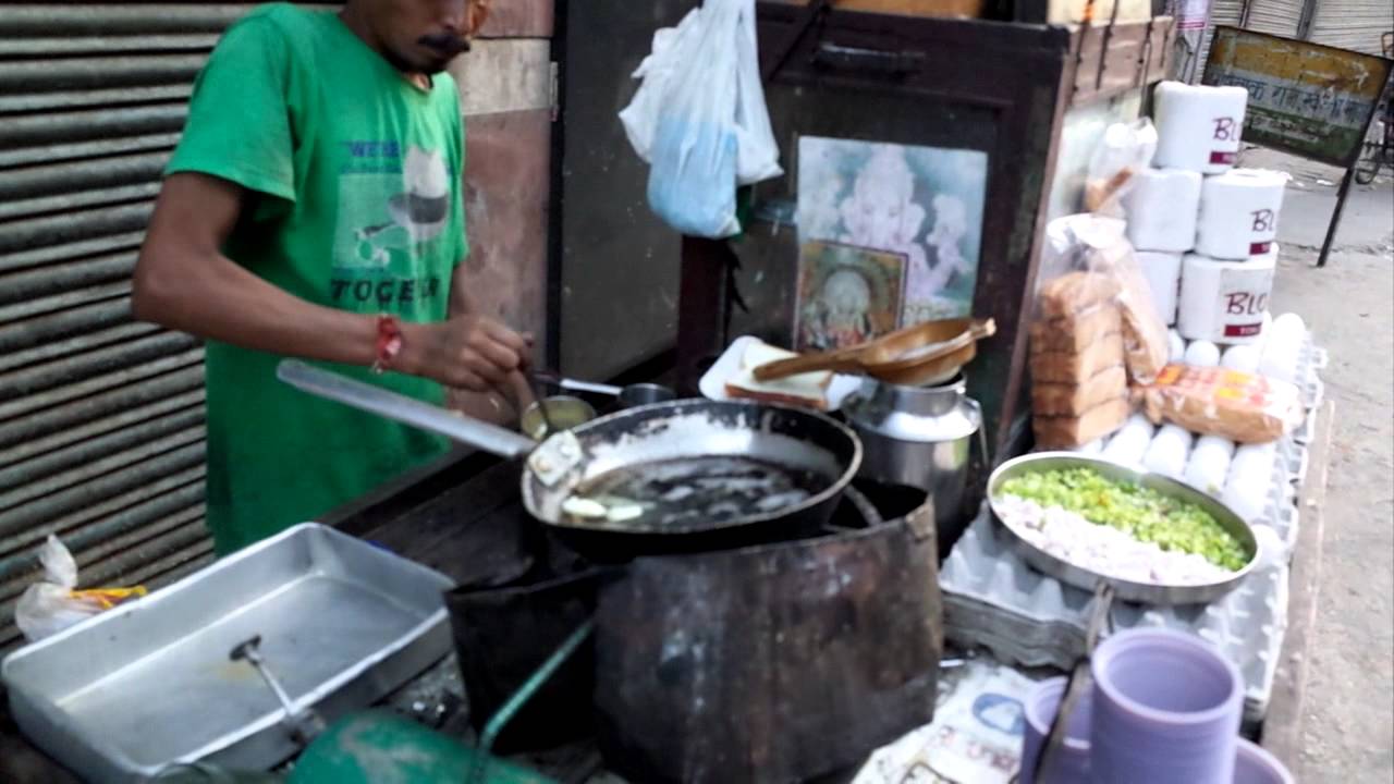 インドで朝ごはん