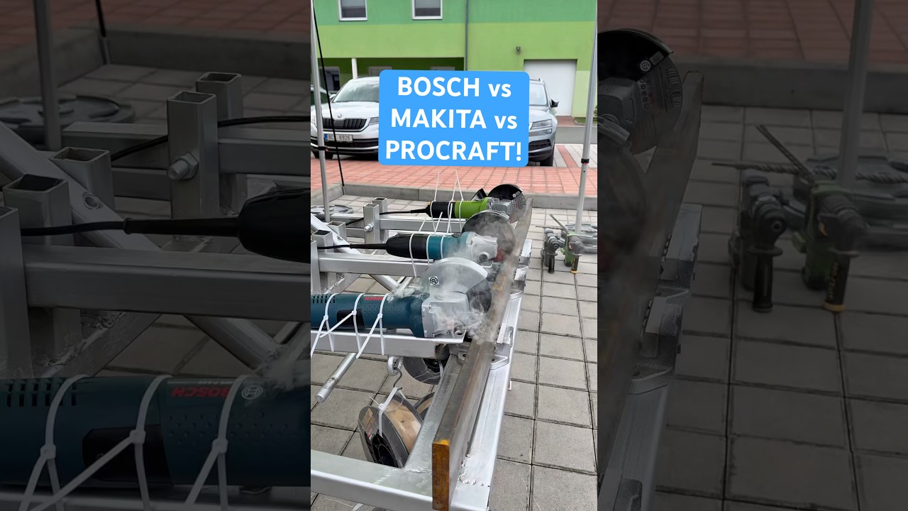 MAKITA vs BOSCH vs PROCRAFT - Kurzer Flex Test 🔥 #shorts #diy