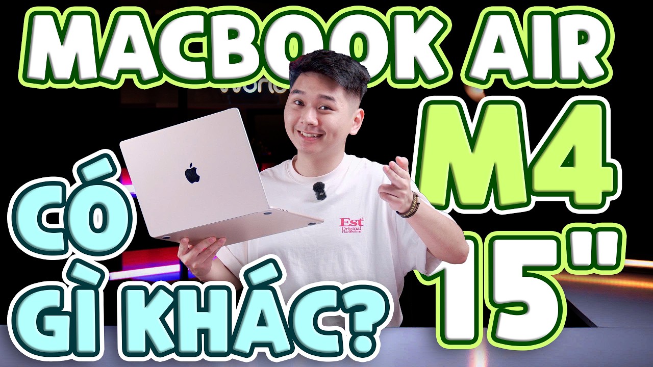 MacBook Air M4 15 inch và 13 inch khác gì nhau? - Dành cho ai? | LaptopWorld