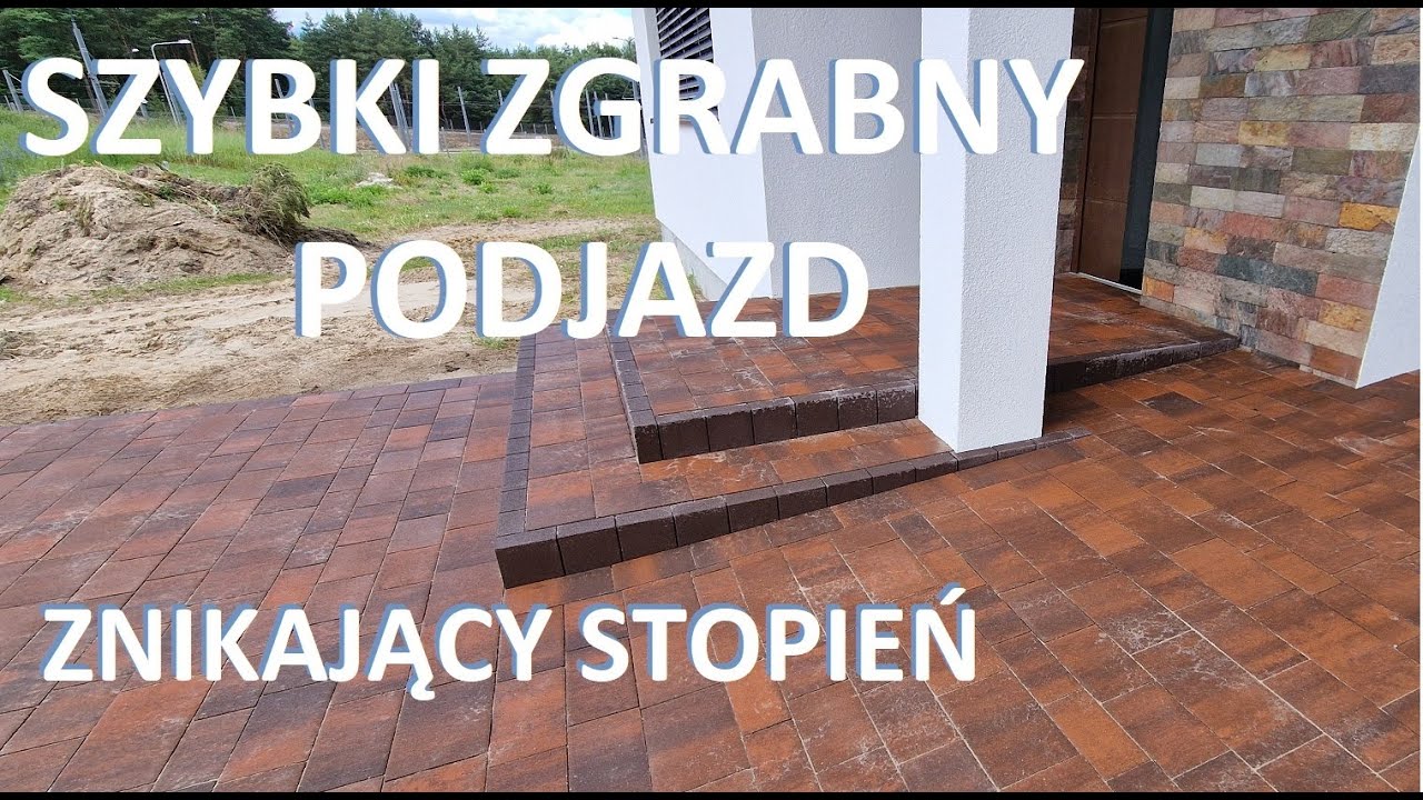 Szybki mały (54m) podjazd do domu. Kostka IDEO. Palisada Livio. #brukarzbydgoszcz #paving #brukarz