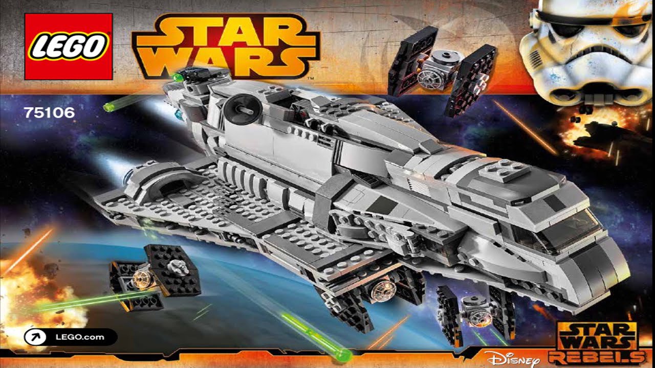 75106 Imperial Assault Carrier LEGO Star Wars (complete instruction booklet)