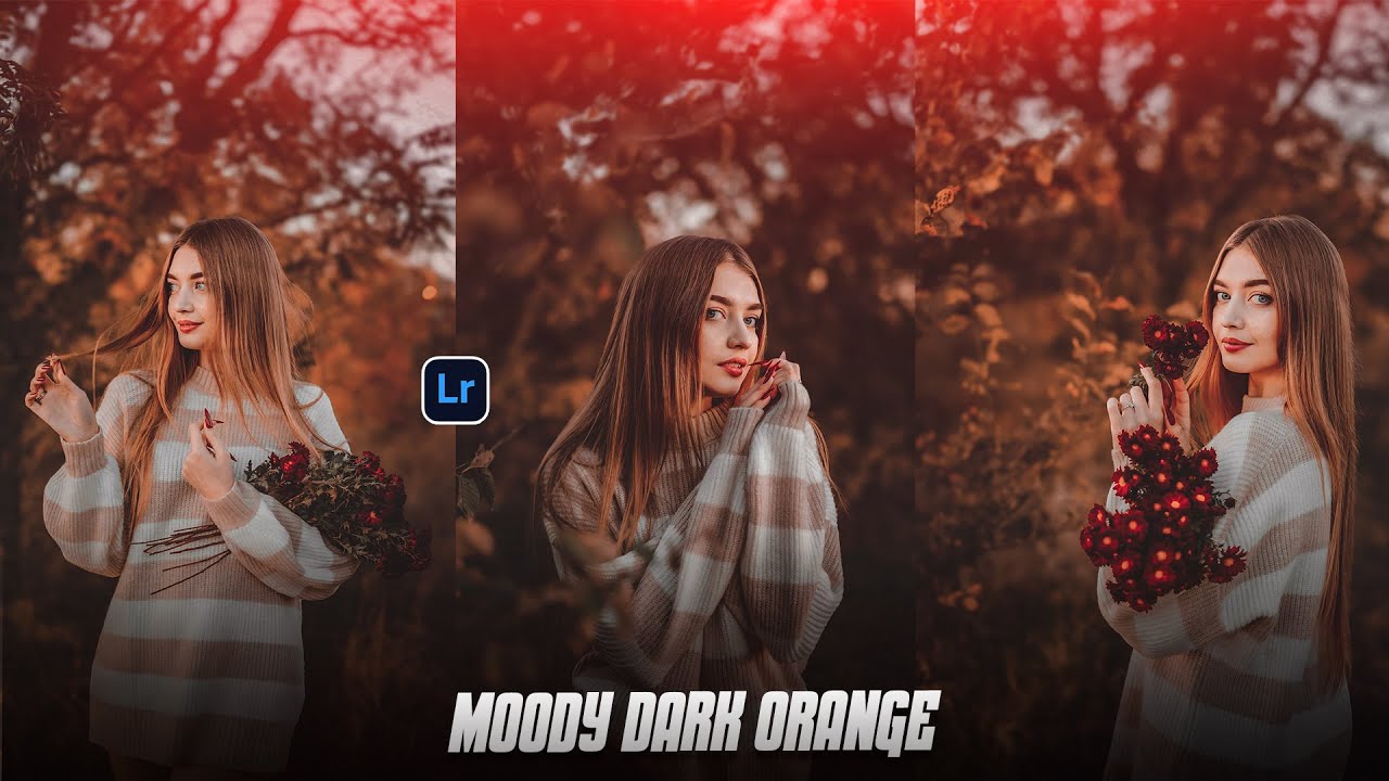 Free Moody Dark Orange Lightroom Preset Download + Easy Editing Tutorial 2025 | Cinematic Preset