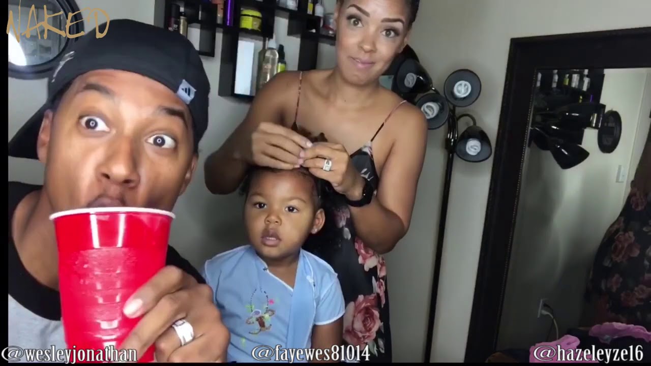 Daddy Do's Ep  3 | Wesley Jonathan Does His Daughter's Hair Using 