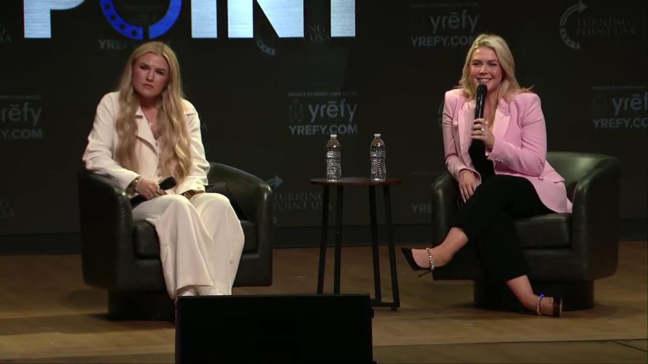 LIVE: Erika Kirk, Karoline Leavitt speak at Turning Point USA event at GWU