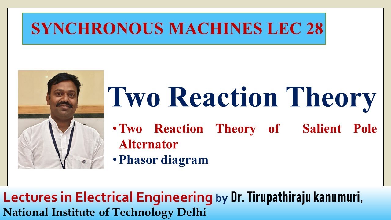 SM28 Two Reaction Theory of Salient Pole Alternator