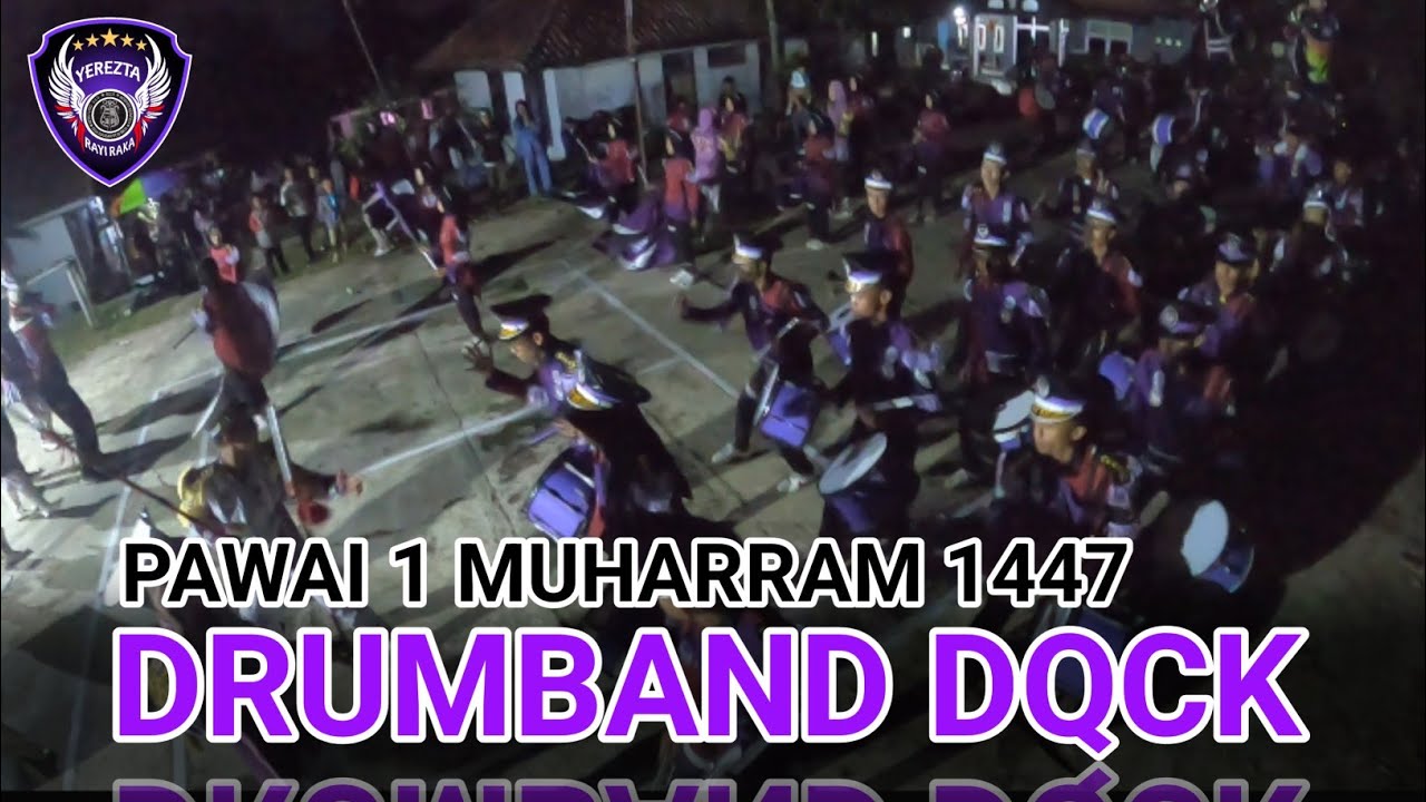 Pawai 1 Muharram Masyarakat Cibatu Bersama Grup Drumband DQCK